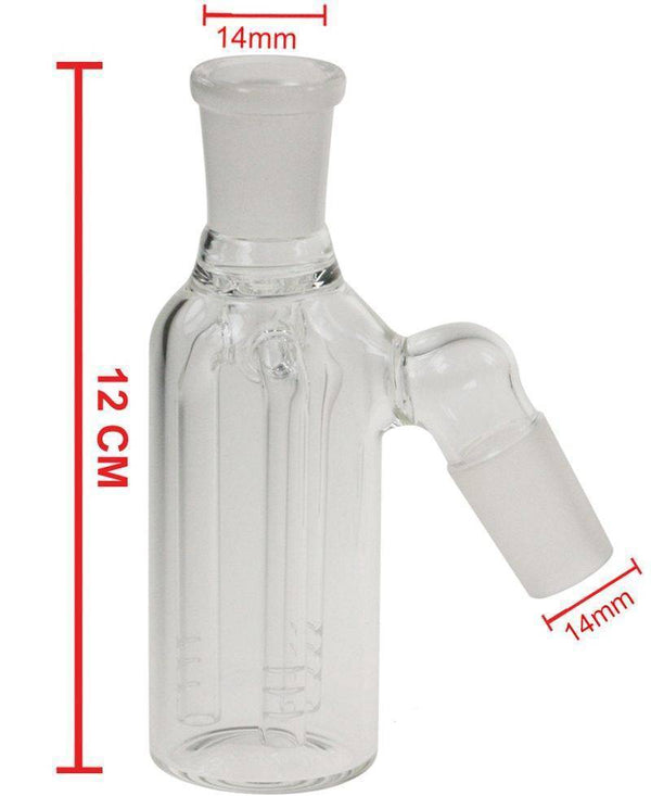 Clear Triple Tar Catcher Chamber 14mm glass bong available online in Australia