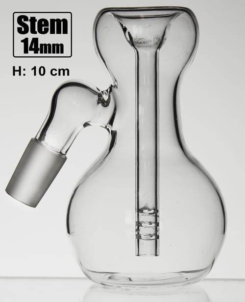 Clear Stem Chamber 14mm glass bong available online in Australia