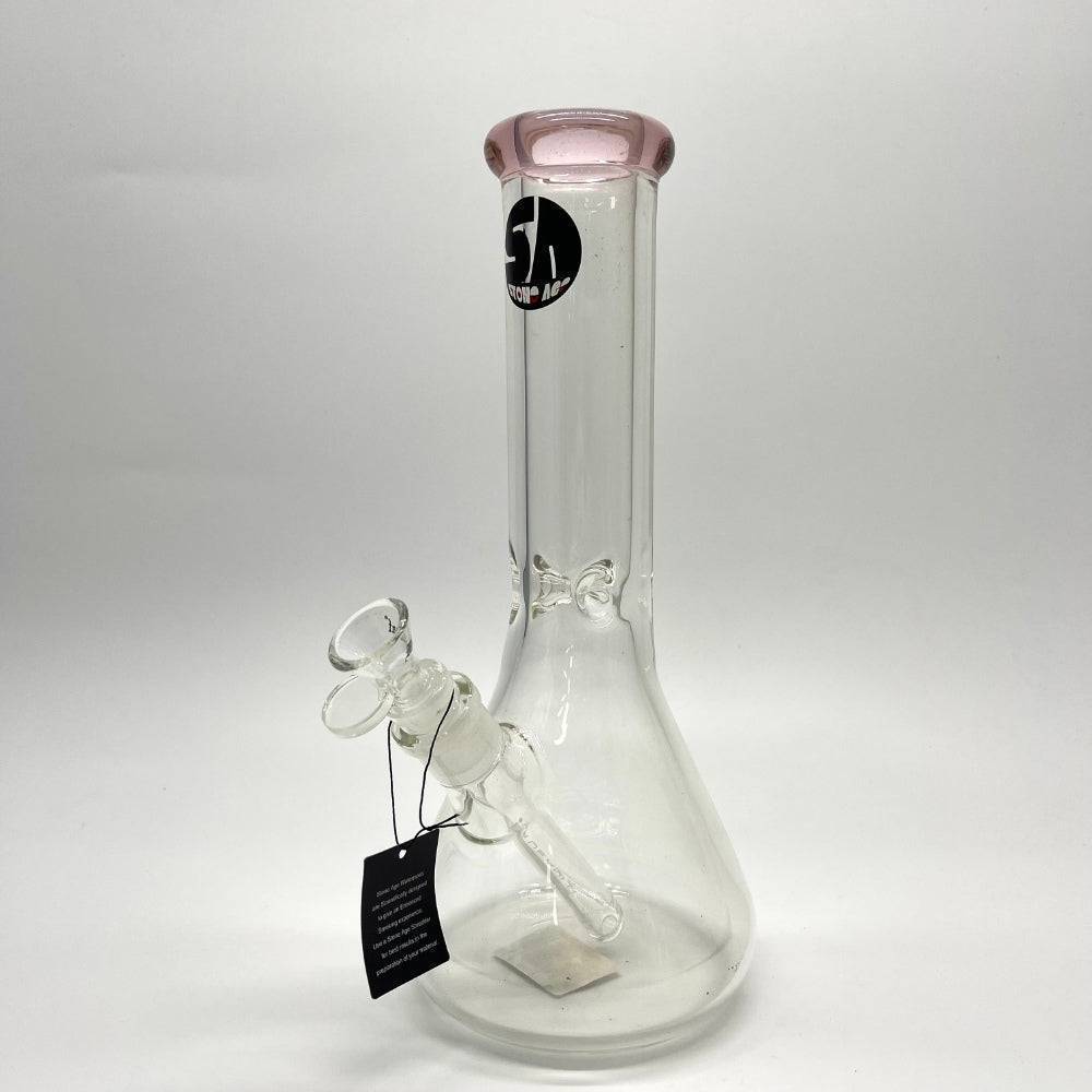 Pink Basic Beaker Glass Bongs - 30cm