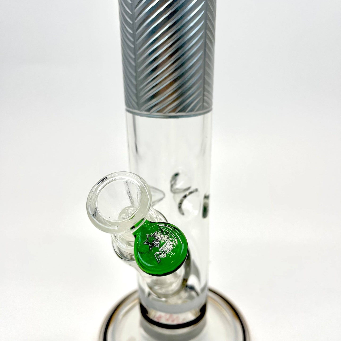 Weedo Large Heavy Straight Glass Bongs Didgeridoo (30cm)(Special Edition Only 1 In Stock)