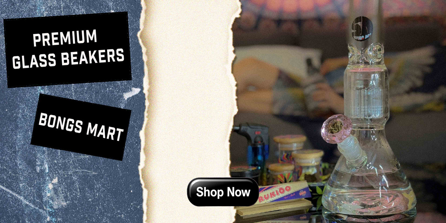 BongsMart premium glass beaker bongs collection in Australia