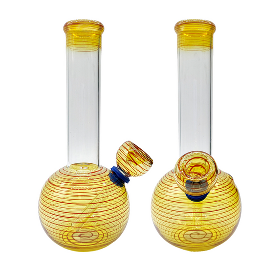 MWP Small Glass Bongs Colorful Bubble 18cm