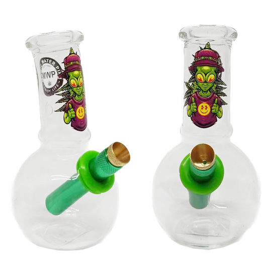 MWP Small Glass Bongs Snoop Alien 15cm
