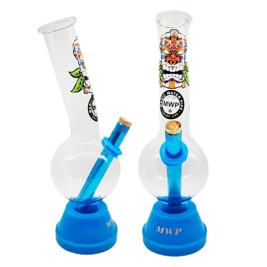 MWP Medium Glass Bongs Totem Pic - 25cm