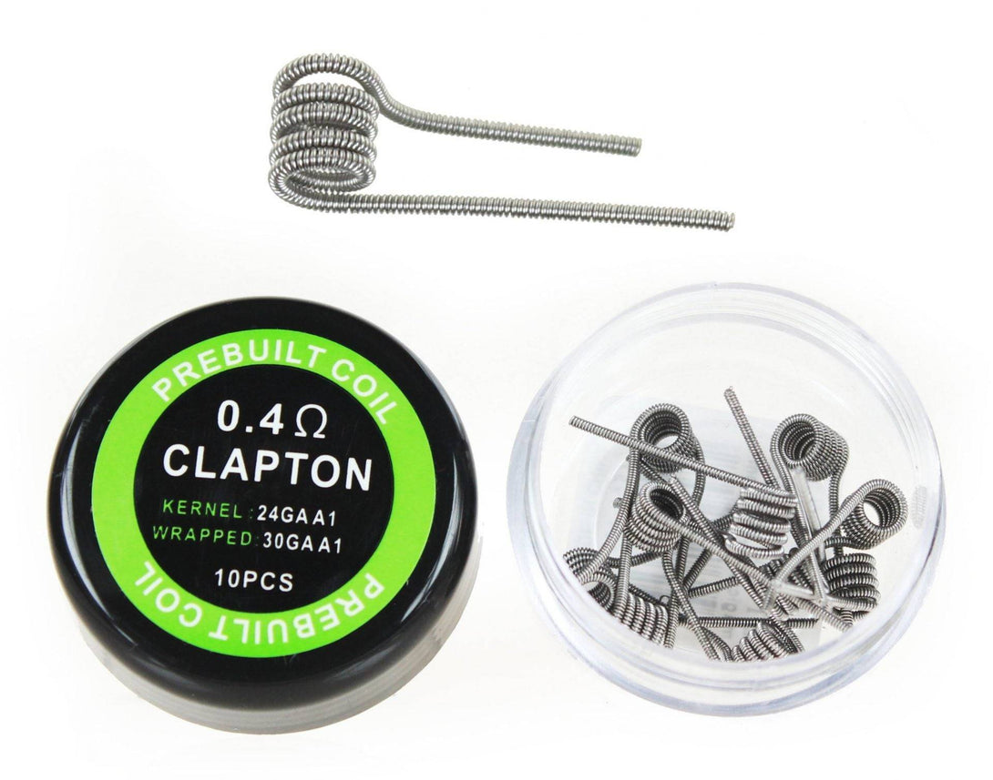 Assorted glass bongs and water pipes with Prebuilt Clapton 0.4ohm Coil for RDA/RTA available online in Australia