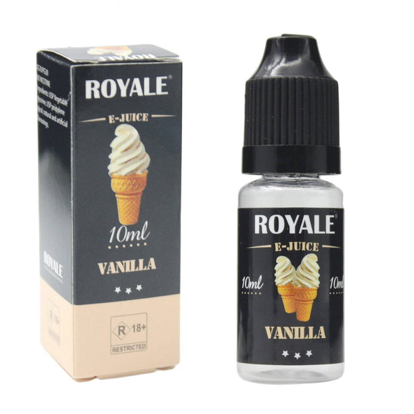 Royale E-juice Vanilla flavored glass bong from bongs online Australia