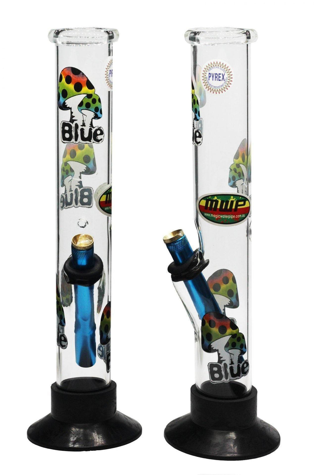 Didgeridoo Bonza Pipe Mushroom design glass bong 31cm available online in Australia