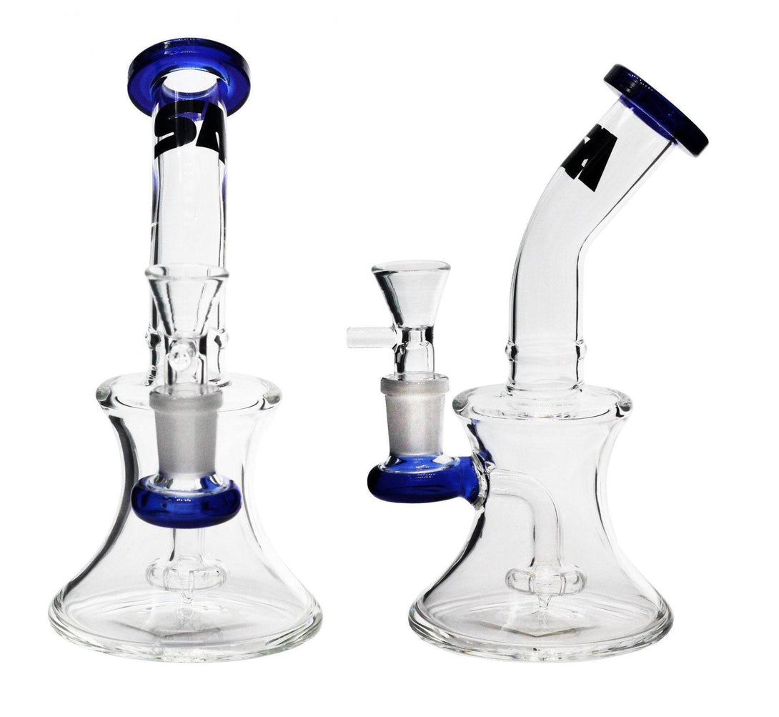 Stone Age Dab Rig Blue 17cm glass water pipe available online in Australia