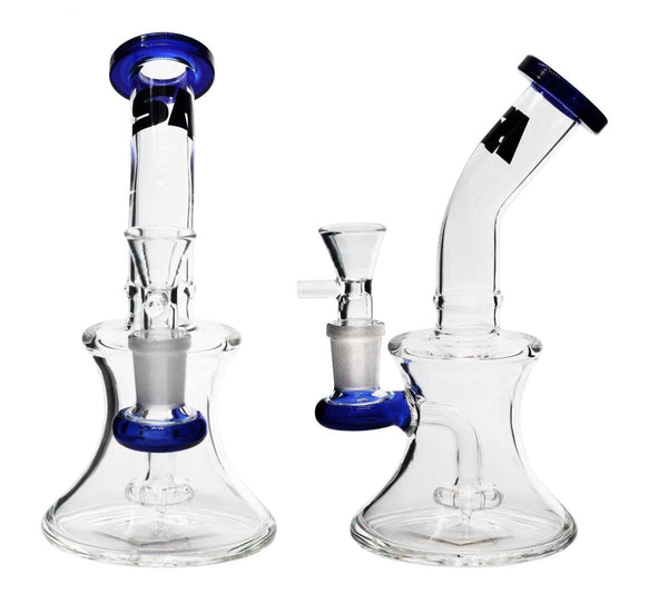 Stone Age Dab Rig Blue 17cm glass water pipe available online in Australia