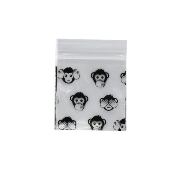 Emoji Monkey themed 32mm glass bong from the bong shop in Australia