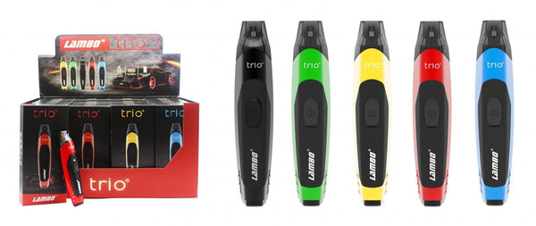 Trio Vapes Lambo Kit with various glass bongs and water pipes available online in Australia