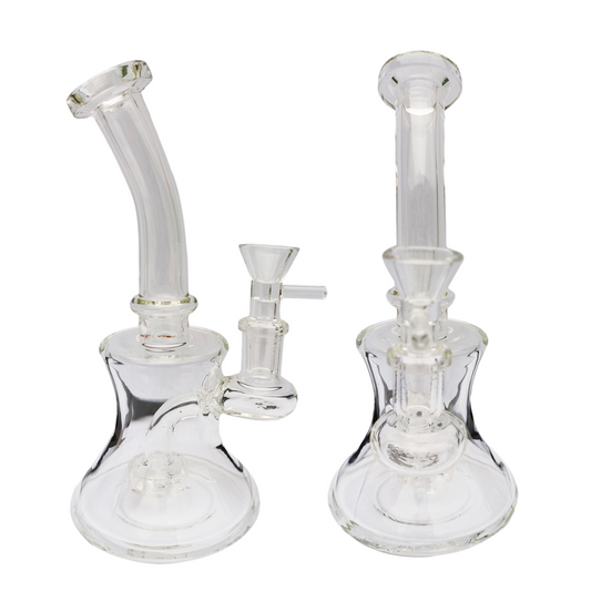 Stone Age Small Glass Bongs with Clear Filter (17cm)