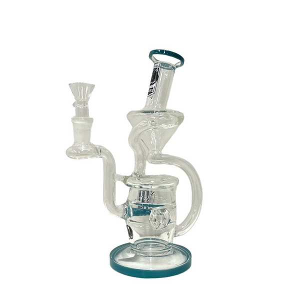 Weedo Medium Glass Bongs with Water Cross System - 25cm