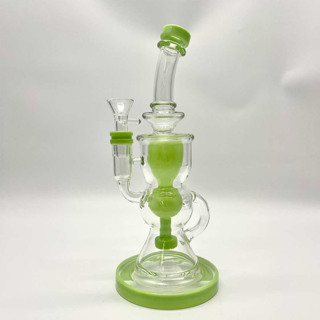 Weedo Medium Glass Bongs Matrix Percolator - 27cm