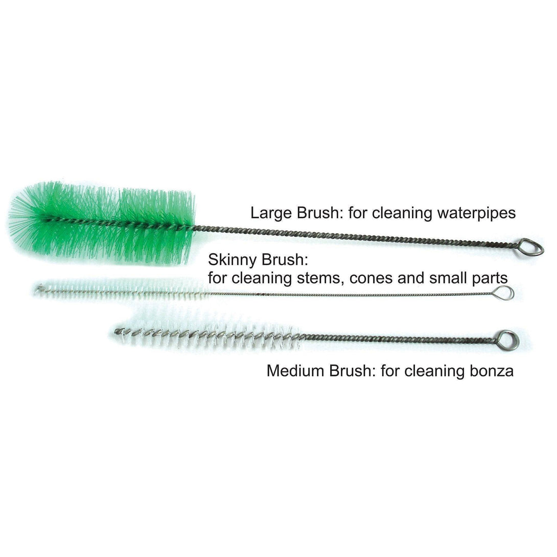 3 Piece Brush Set - Cleaning brush - BongsMart Australia