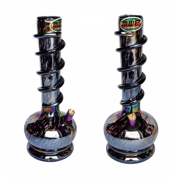 3G Black Swirl (30cm) - 3G Bong - BongsMart Australia