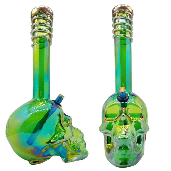 3G Green Skull Bong (35cm) - 3G Bong - BongsMart Australia