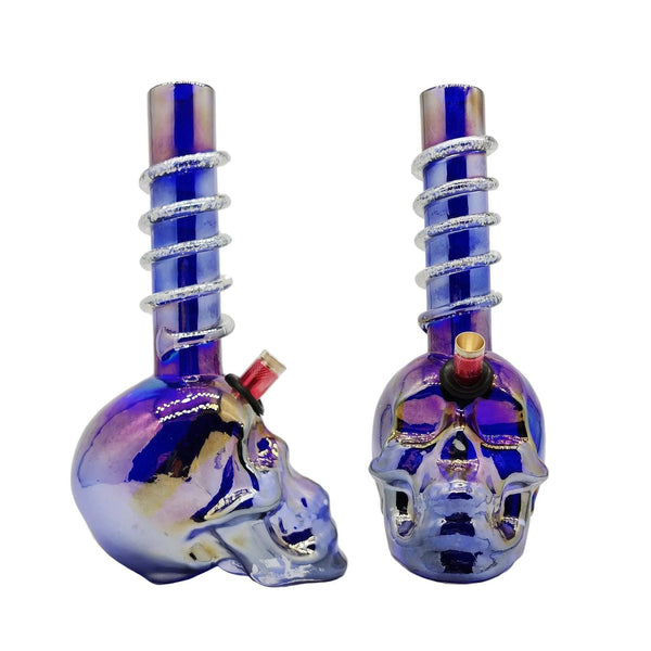 3G Metallic Skull Bong (25cm) - 3G Bong - BongsMart Australia