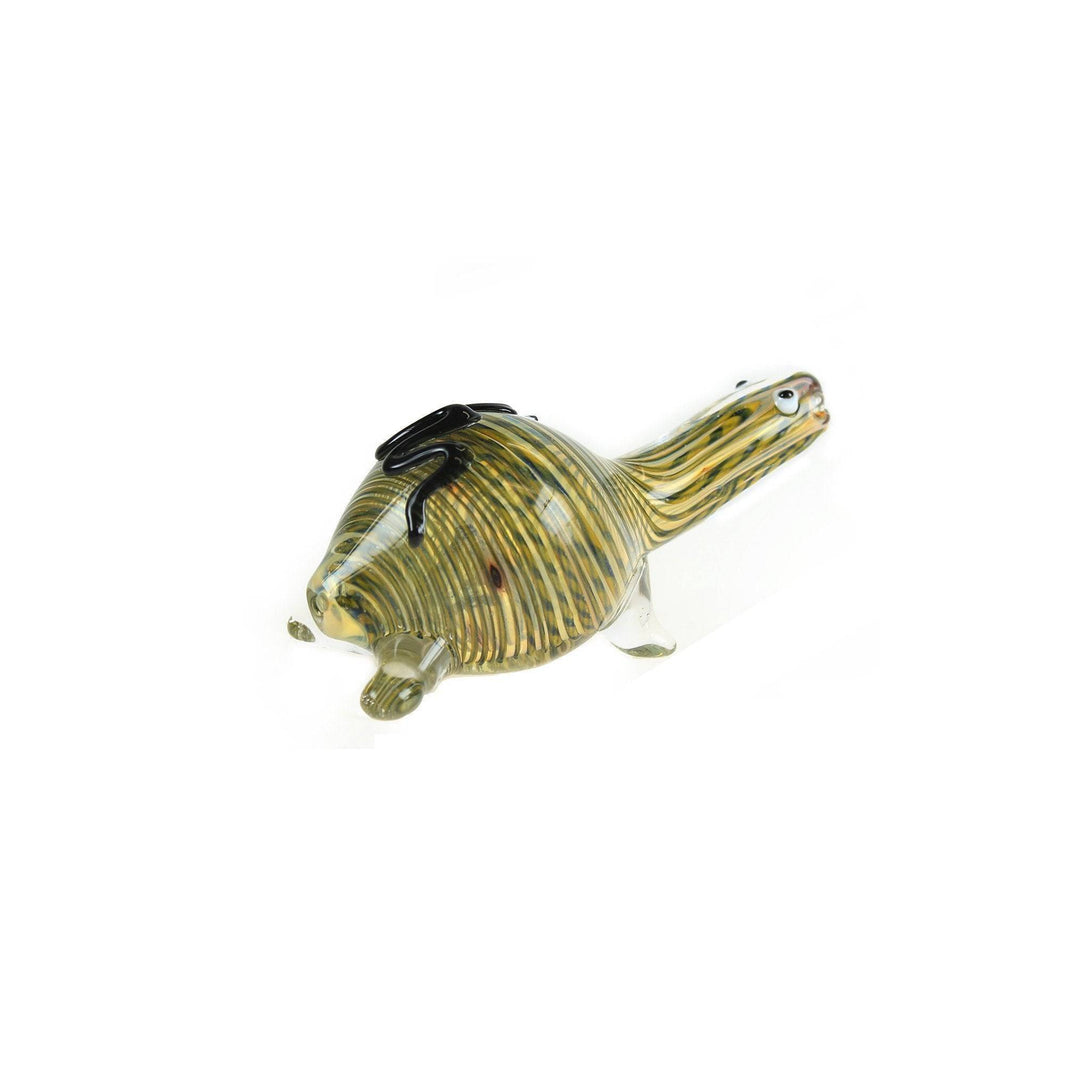 3G Turtle Coloured Glass Pipe - 3G Dry Pipe - BongsMart Australia