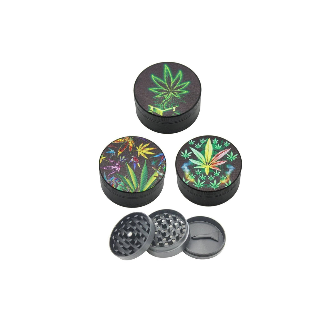 3PC Metal Grinder With Storage (D:5cm) - Grinder - BongsMart Australia