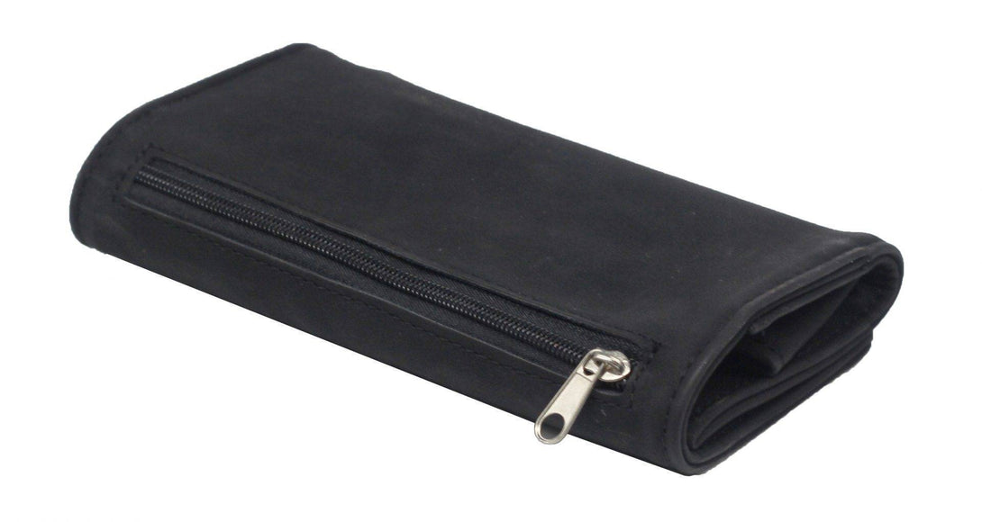 Black PU Tobacco Pouch- Fit 50g - Cigarette Case - BongsMart Australia