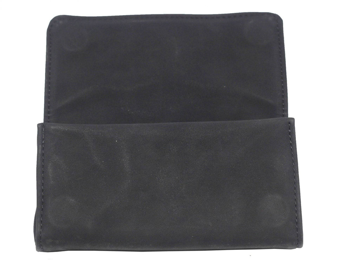 Black PU Tobacco Pouch- Fit 50g - Cigarette Case - BongsMart Australia