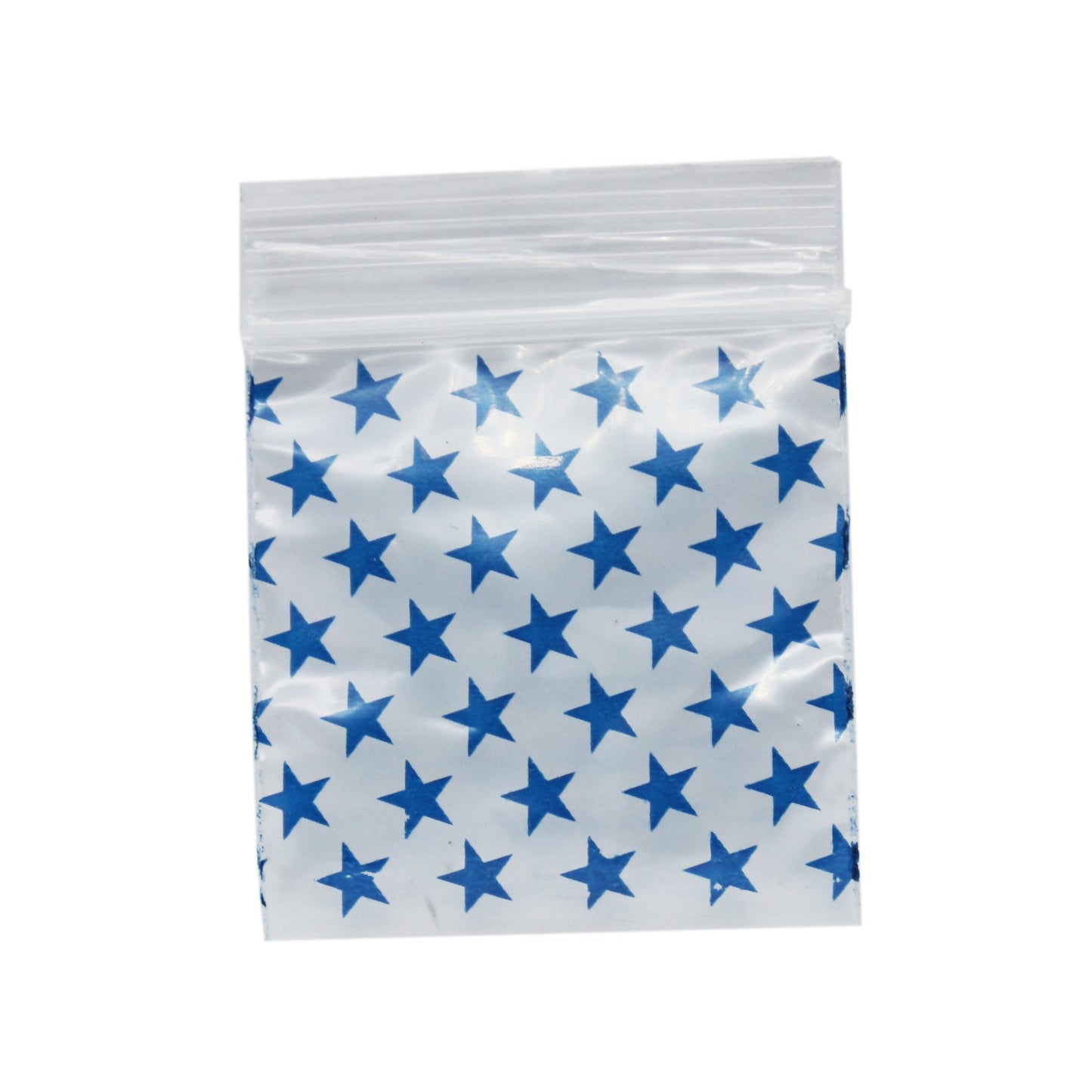 Blue Star Bag 51mm x 51mm - Plastic Bag - BongsMart Australia