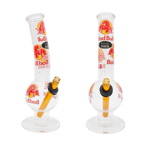 Bongfire Medium Bent Bubble Bad Bull (28cm) - Bongfire Bong - BongsMart Australia