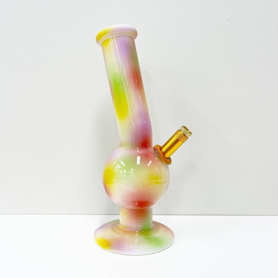 Bongfire Medium Painting Bent Bubble (28cm) (Limited Edition) - Bongfire Bong - BongsMart Australia