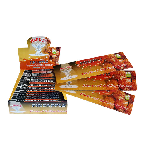 Hornet Rolling Papers King Size - Pineapple Flavour - Smoking Accessories - BongsMart Australia