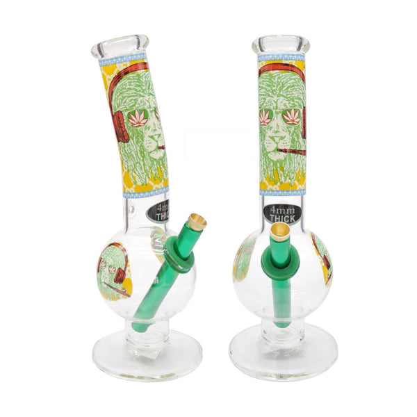 Bongfire Large Bent Bubble Lion (28cm) - Bongfire Bong - BongsMart Australia