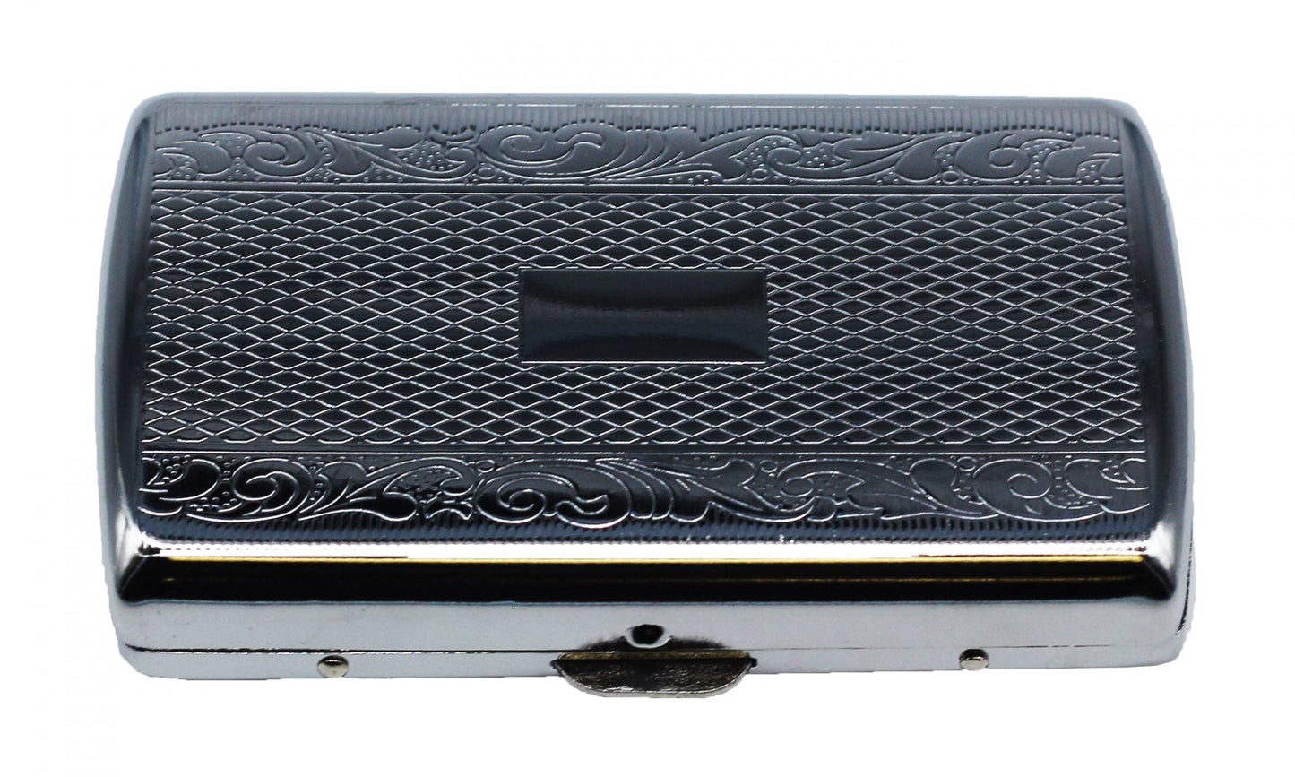 Metal Cigarette Case (holds 12 Cigarettes) - Cigarette Case - BongsMart Australia