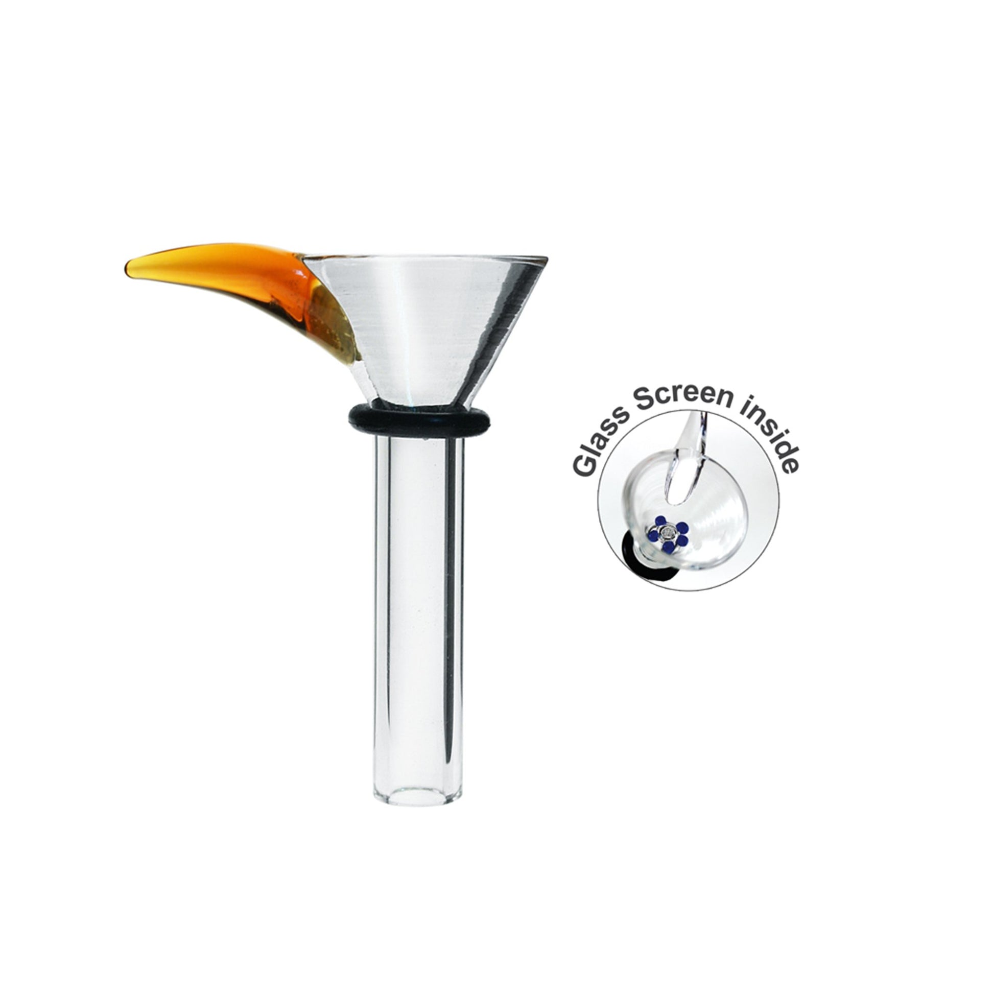 MWP / 3G Cone Slide - Amber - 3G Glass cone - BongsMart Australia