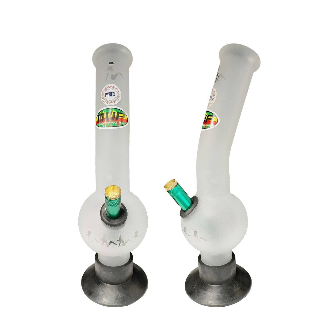 MWP Large Frosted Glass Bongs 30cm