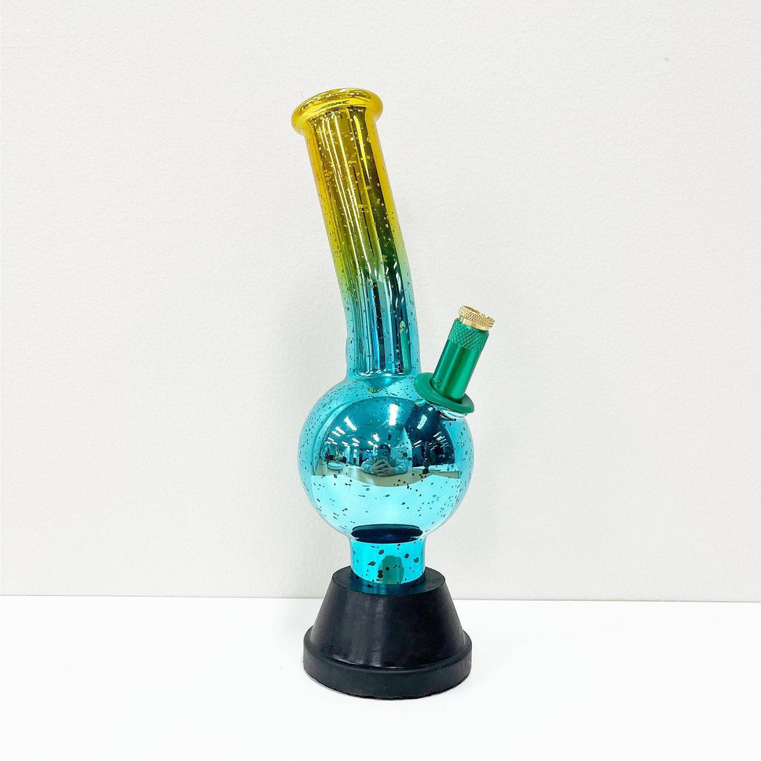 MWP Medium Bent Bubble Bong/Waterpipe (25cm) (Limited Edition) - MWP Bong - BongsMart Australia