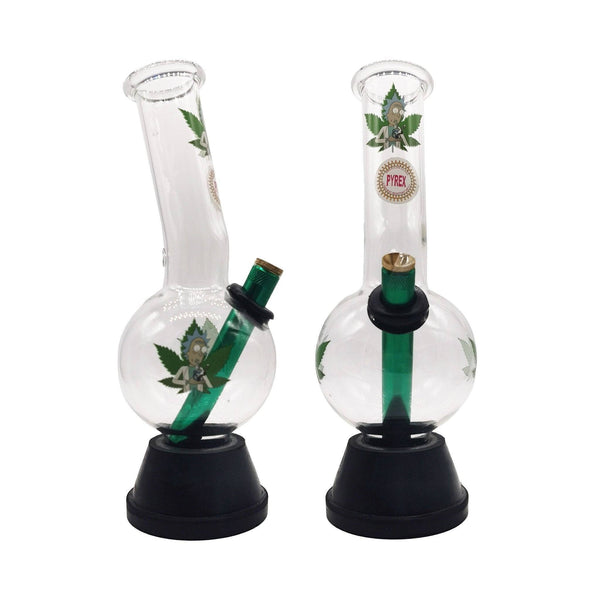 MWP Medium Bent Bubble R & M Design (25cm) - MWP Bong - BongsMart Australia