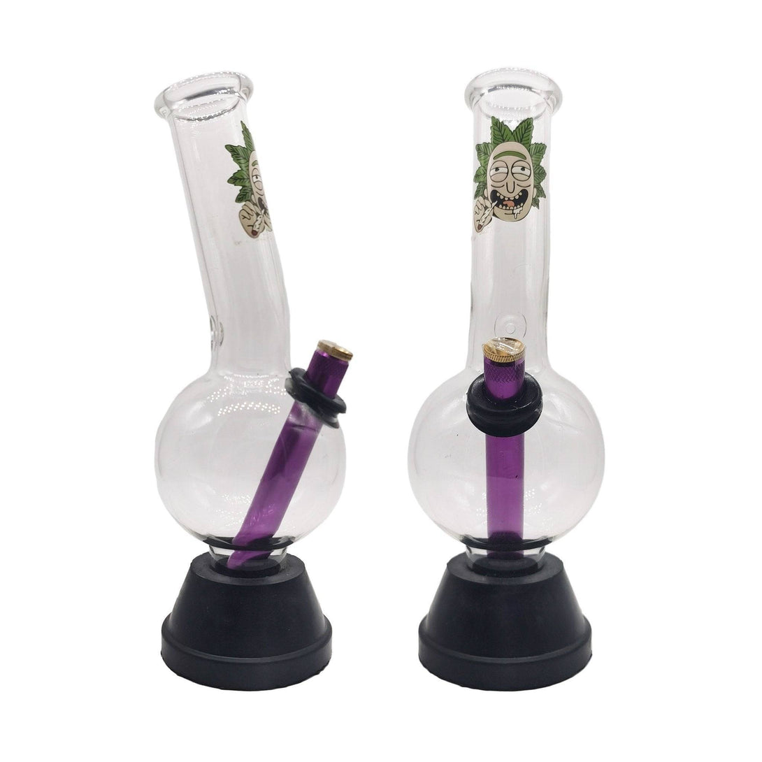 MWP Medium Bent Bubble R&M Design (25cm) - MWP Bong - BongsMart Australia