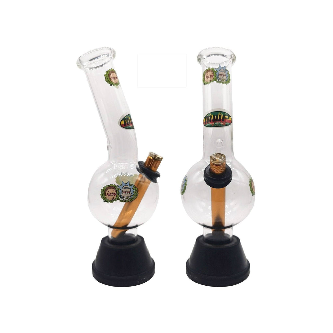 MWP Medium Bent Bubble R&M Design 25cm - MWP Bong - BongsMart Australia