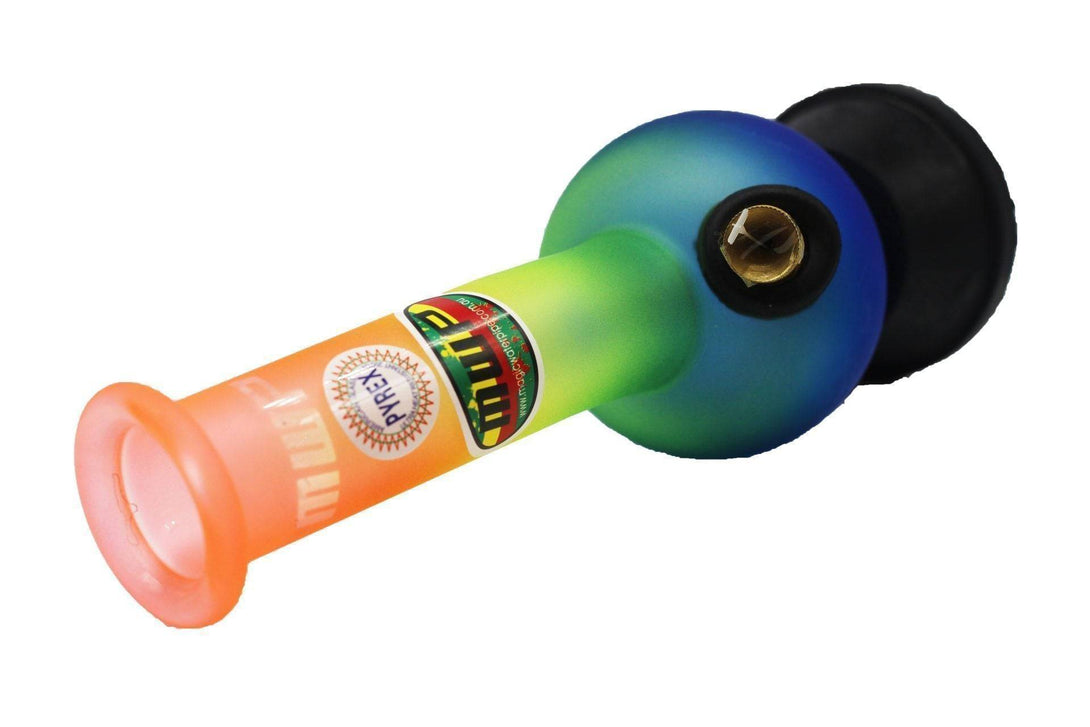 MWP Rainbow Hurricane Glass Bong (25cm) - MWP Rainbow Bong - BongsMart Australia