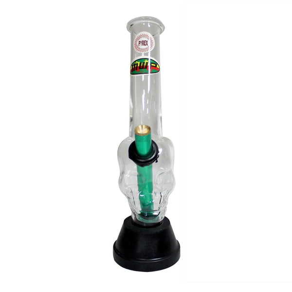 MWP Skull Glass Gripper Bong 27cm - MWP Bong - BongsMart Australia