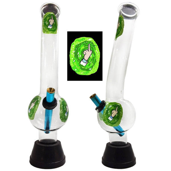 MWP XLarge Bent Bubble Pickle Rick (35cm) - MWP Bong - BongsMart Australia