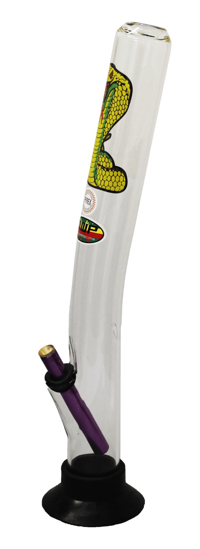 MWP Xlarge Cobra Glass Waterpipe (45cm) - MWP Didgeridoo - BongsMart Australia