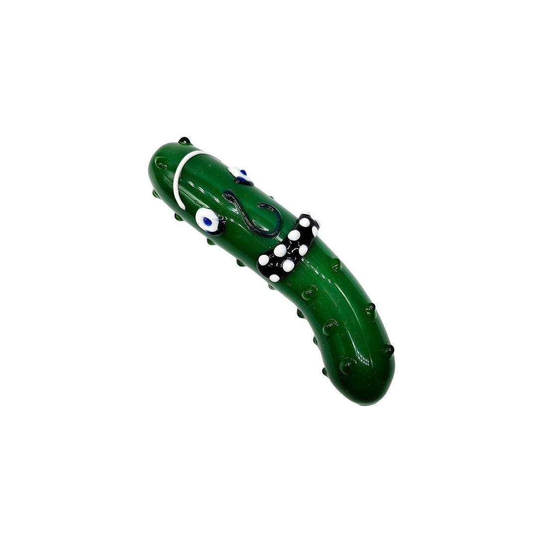 Pickle Character Glass Tobacco Pipe (13cm) - Glass Pipe - BongsMart Australia