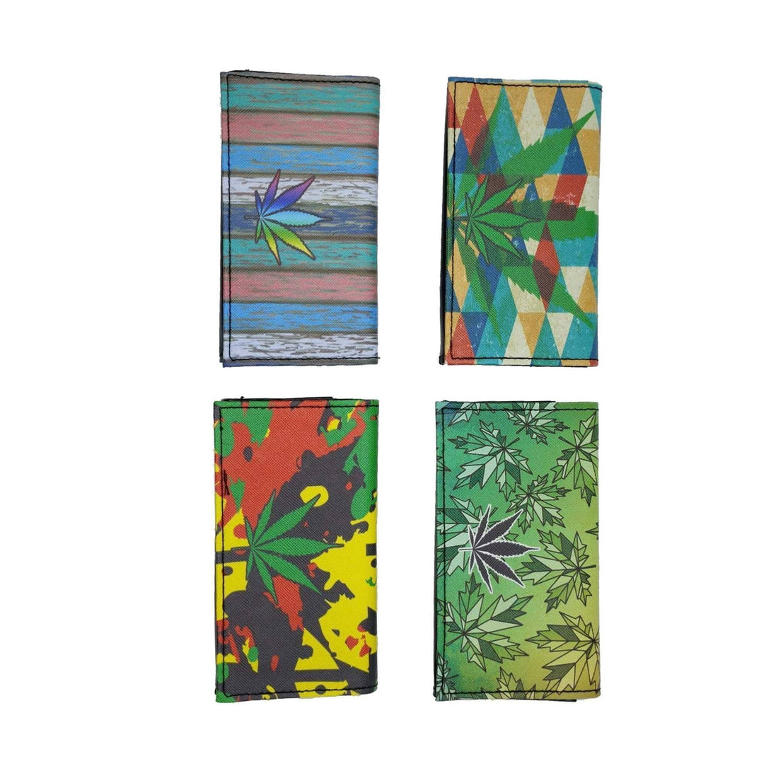 Pouch 25g Leaf Design - Cigarette Case - BongsMart Australia