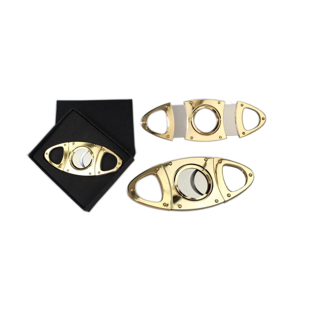 Premium Gift Box Gold Plated Cigar Cutter - Smoking Accessories - BongsMart Australia