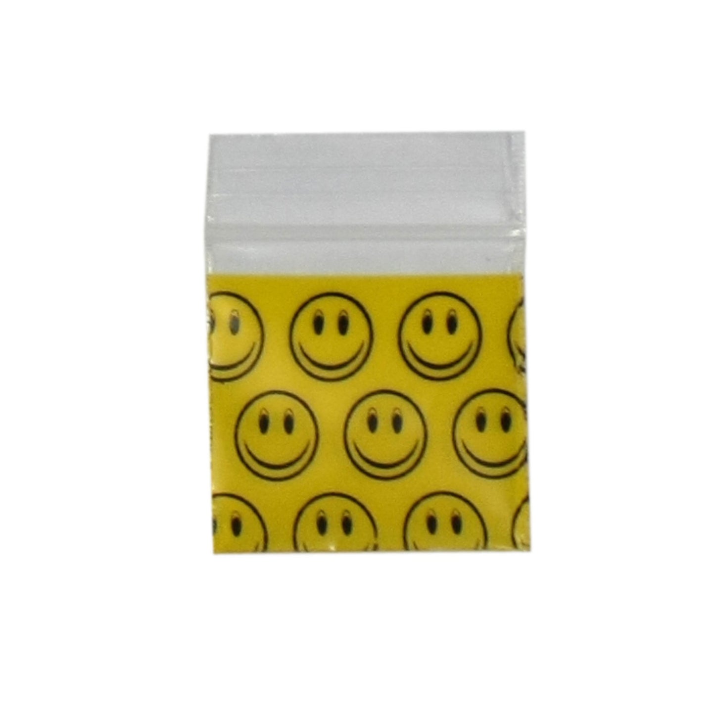 Smiley Face Bag (32mmx32mm) - Plastic Bag - BongsMart Australia
