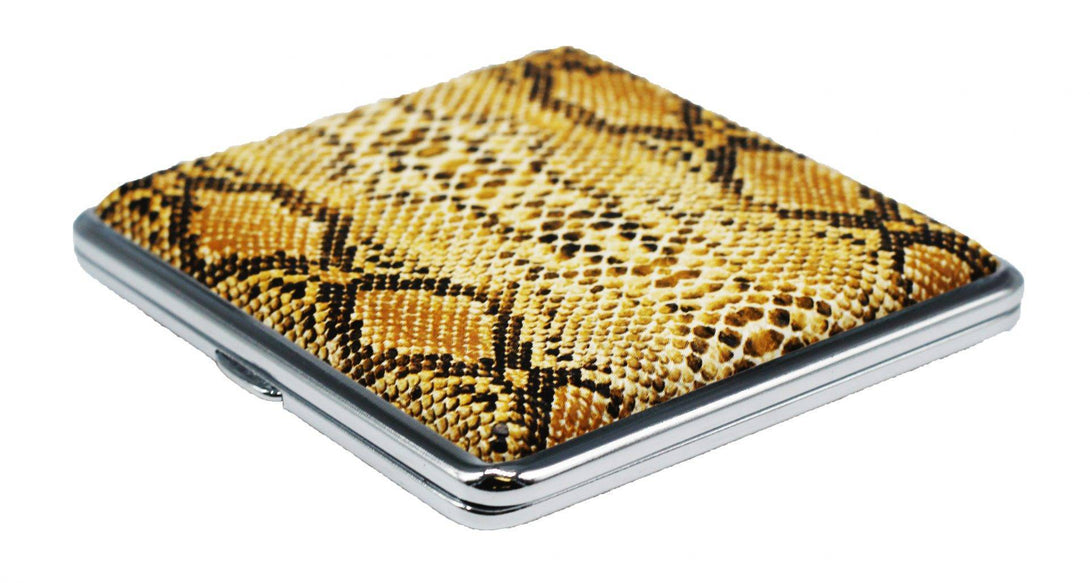 Snake Skin Cigarette Case (holds 20 Cigs) - Cigarette Case - BongsMart Australia