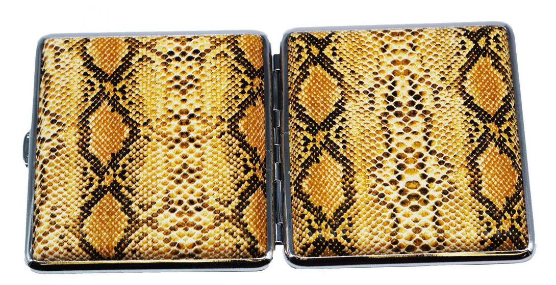 Snake Skin Cigarette Case (holds 20 Cigs) - Cigarette Case - BongsMart Australia