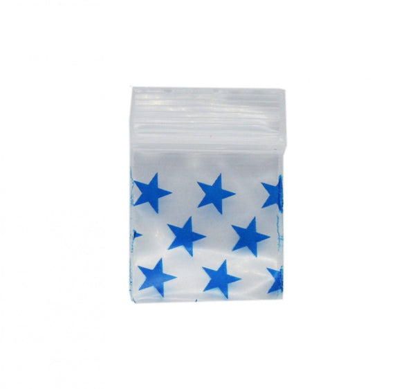 Star Bag 25mm x 25mm - Plastic Bag - BongsMart Australia