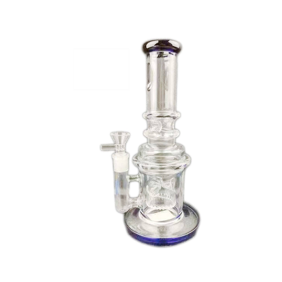 Stone Age Blue Trim (27cm) - Stone Age Bong - BongsMart Australia